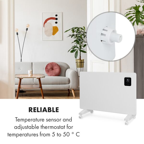 Klarstein Bansin Smart 1500, konvektor, 1500 W, ovládanie cez aplikáciu - Image 2