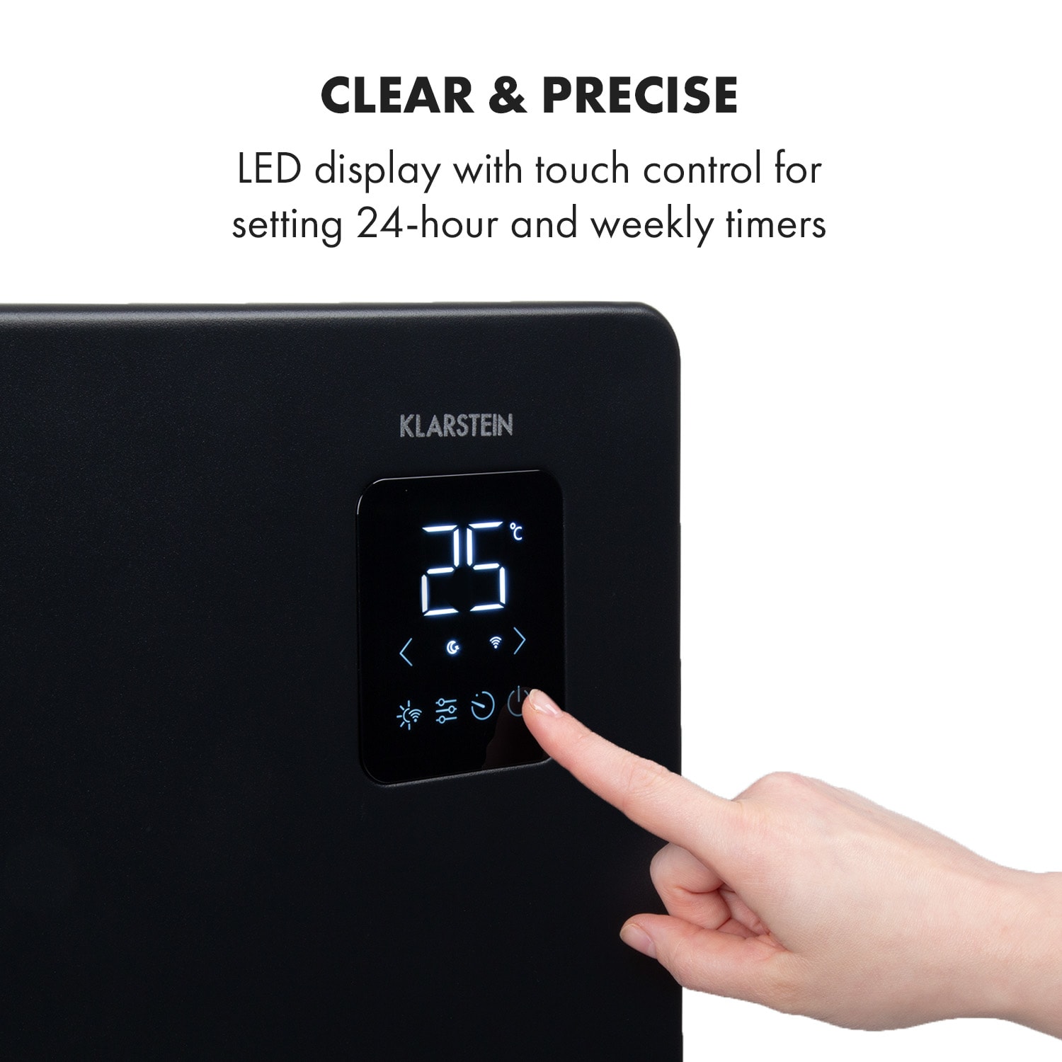 Klarstein Bansin Smart 1500, konvektor, 1500 W, ovládanie cez aplikáciu