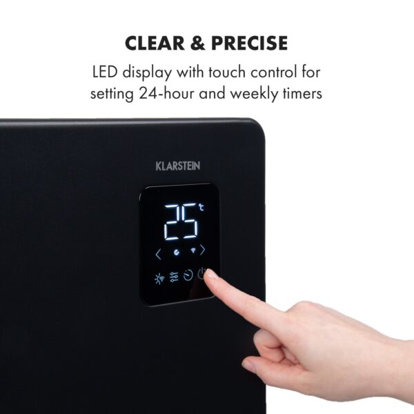 Klarstein Bansin Smart 2500, konvektor, 2500 W, ovládanie cez aplikáciu