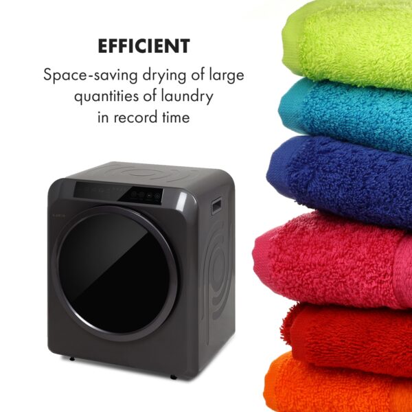 Klarstein EZ Dry, sušička bielizne, odvod vlhkého vzduchu, 1500W, 6kg, 60cm - Image 2