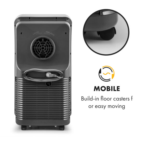 Klarstein Metrobreeze New York Smart 7k, mobilná klimatizácia, 7000 BTU/2,1 kW, A, diaľkový ovládač - Image 3
