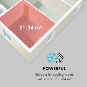 Klarstein Metrobreeze New York Smart 7k, mobilná klimatizácia, 7000 BTU/2,1 kW, A, diaľkový ovládač