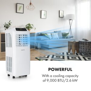 Klarstein Pure Blizzard Smart 9k, mobilná klimatizácia, 9 000 BTU/2,6 kW, A, diaľkový ovládač