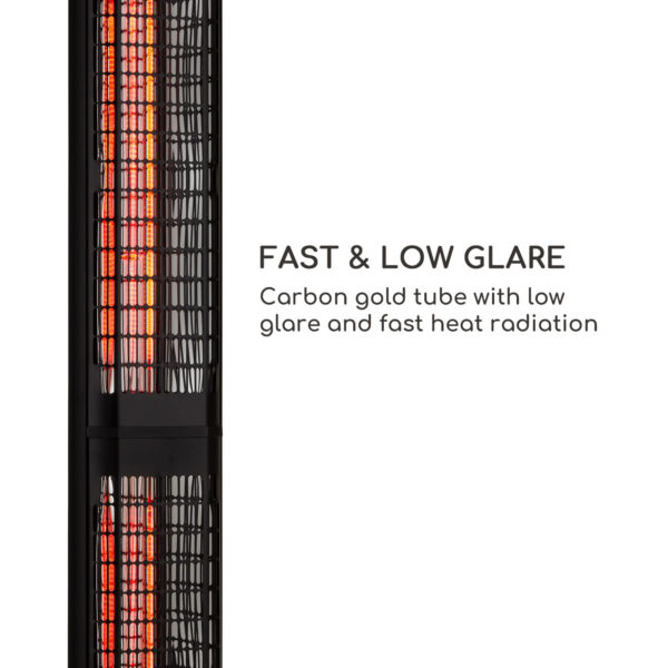 Blumfeldt Heat Guru 3000, sálavý ohrievač, 3000 W, IP54, na vonkajšie použitie, diaľkové ovládanie - Image 2