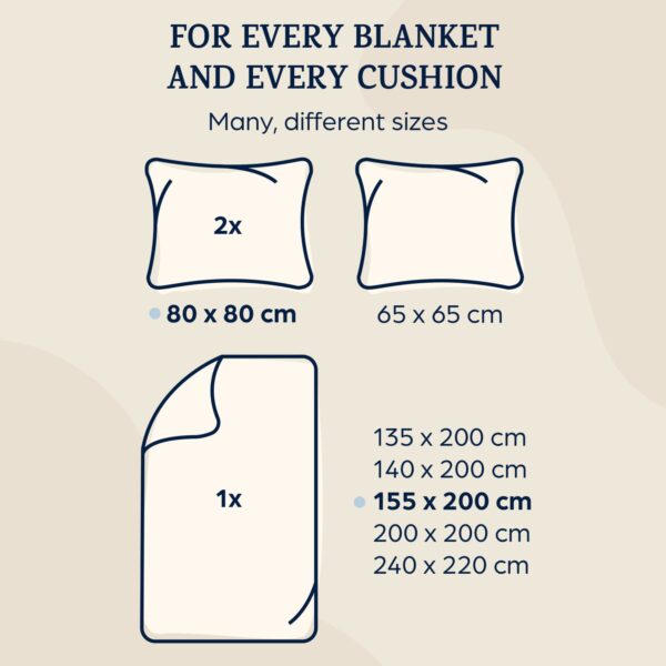 Sleepwise Soft Wonder-Edition, posteľná bielizeň, 155 x 200 cm, taupe/biela - Image 3