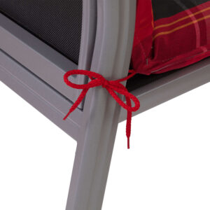 Blumfeldt Prato, poduška s nízkou zadnou časťou, na nižšie polohovacie kreslo, na záhradnú stoličku, polyester, 50 x 100 x 8 cm, 2 x poduška
