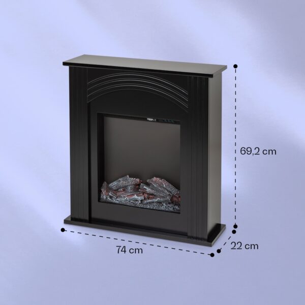 Klarstein Elbrus,elektrický krb, 2000 W, LED technológia, diaľkové ovládanie - Image 3