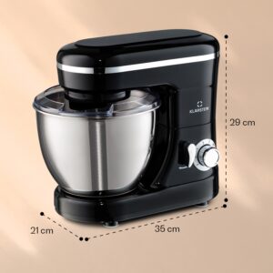 Klarstein Bella Mini, kuchynský robot, 1200 W, 6 stupňov, 4 l, pulzná funkcia, nehrdzavejúca oceľ