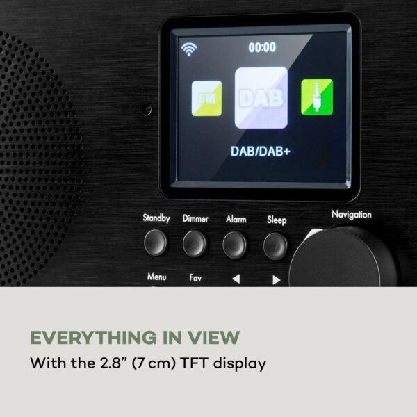 Auna Silver Star Mini Two, internetové DAB+/FM rádio, WiFi, BT, TWS reproduktor - Image 2