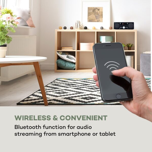 Auna Harvard, kompaktný systém, Internet/DAB+/ UKW rádio, CD prehrávač, Bluetooth - Image 2