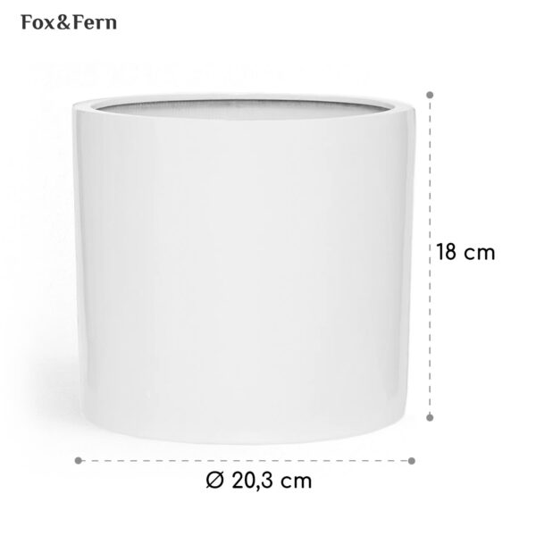 Fox & Fern Gendt, kvetináč, fiberstone, interiér/exteriér - Image 2