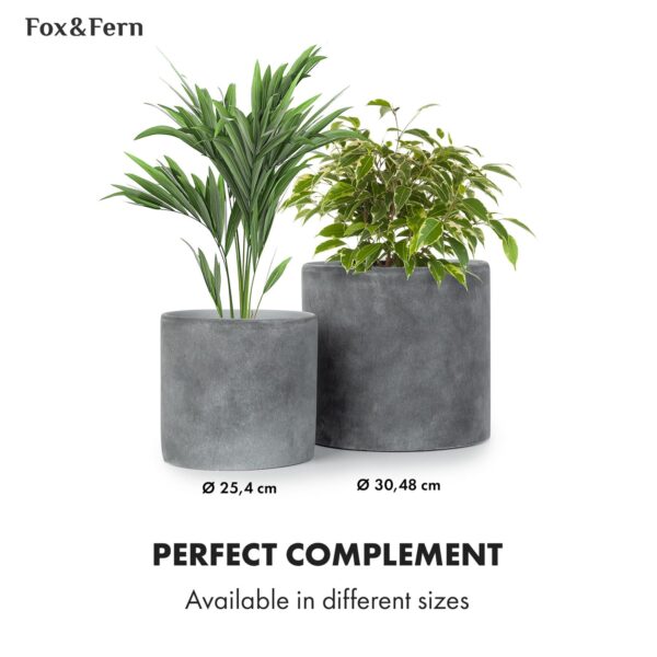 Fox & Fern Venlo, kvetináč, Polystone, interiér a exteriér, 3 veľkosti - Image 3