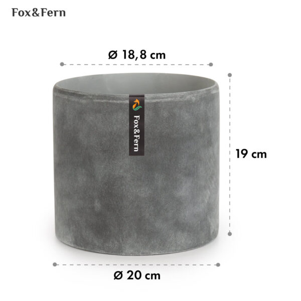 Fox & Fern Venlo, kvetináč, Polystone, interiér a exteriér, 3 veľkosti - Image 2