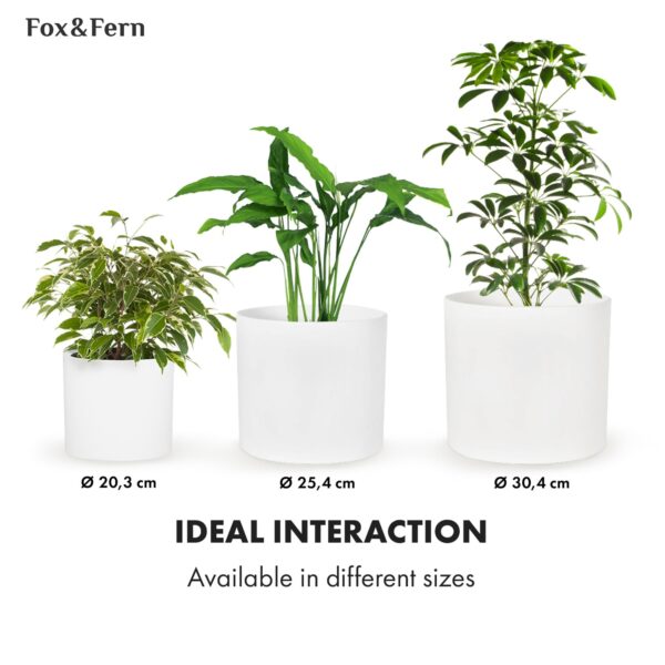 Fox & Fern Venlo, kvetináč, Polystone, interiér a exteriér, 3 veľkosti - Image 3