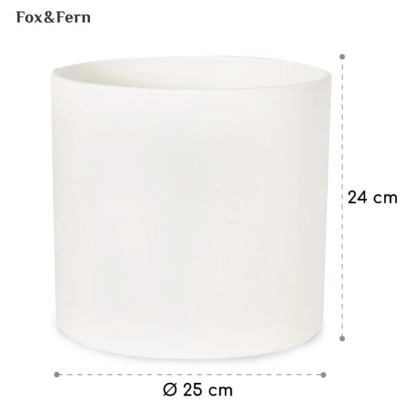 Fox & Fern Venlo, kvetináč, Polystone, interiér a exteriér, 3 veľkosti - Image 2
