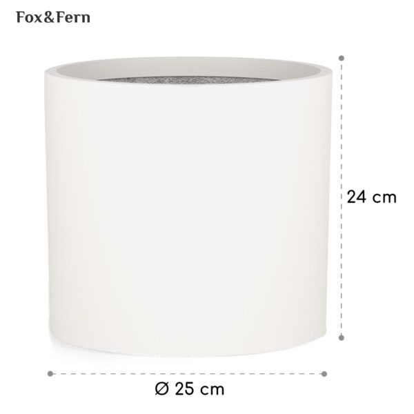 Fox & Fern Gendt, kvetináč, fiberstone, interiér/exteriér - Image 2