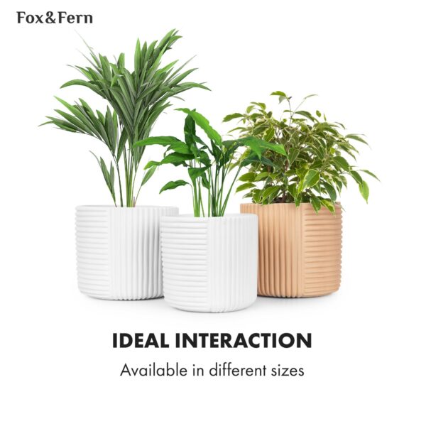 Fox & Fern Hasselt, kvetináč z polystonu, ručne robený - Image 2