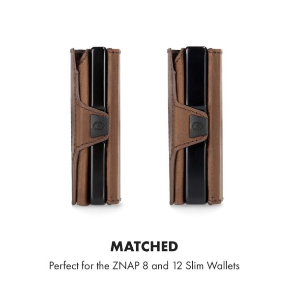 Slimpuro Coin Pocket s ochrannou kartou RFID pre ZNAP Slim Wallets 8 a 12, spínací gombík - Image 3