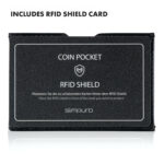 Slimpuro Coin Pocket s ochrannou kartou RFID pre ZNAP Slim Wallets 8 a 12, spínací gombík - Image 2
