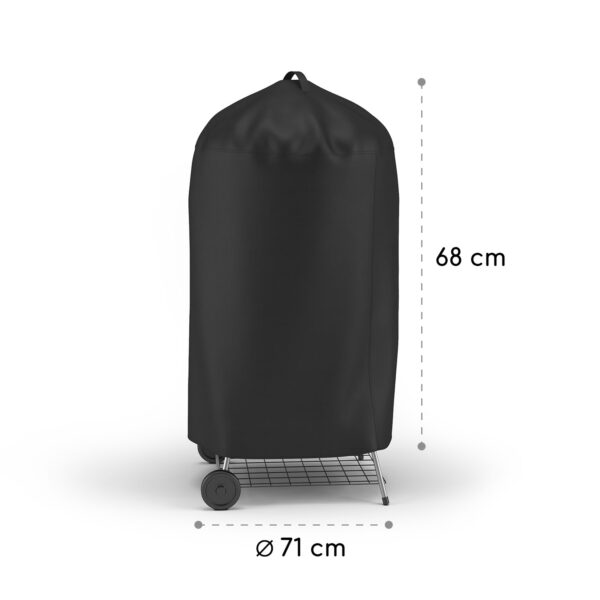 Blumfeldt Grillguard, ochranný kryt na okrúhle grily, do Ø 70 cm, UV odolný, držiak - Image 3
