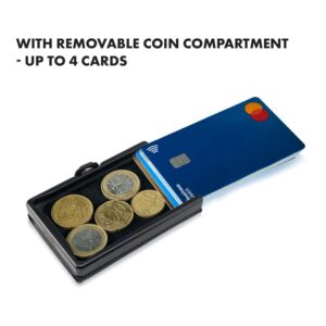 Slimpuro ZNAP Slim Wallet, 8 kariet, priehradka na mince, 8,9 x 1,5 x 6,3 cm (Š x V x H), ochrana RFID