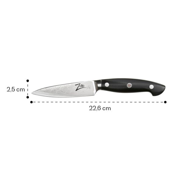 Zelite Infinity by Klarstein Executive-Plus, 4,25" nôž na lúpanie, 61 HRC, nehrdzavejúca oceľ - Image 3