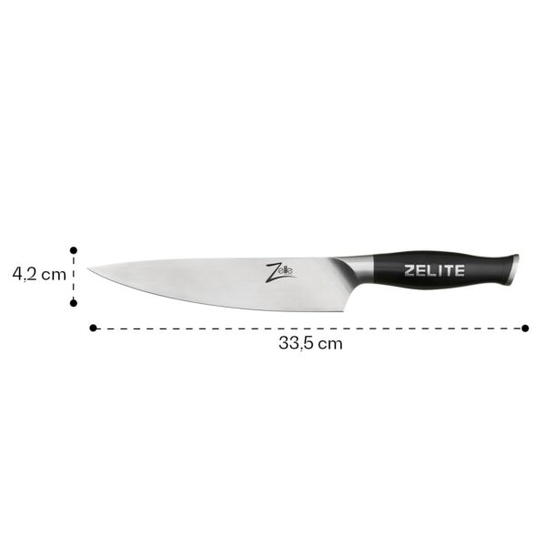 Zelite Infinity by Klarstein Comfort Pro, 8" nôž šéfkuchára, 56 HRC, nehrdzavejúca oceľ - Image 2
