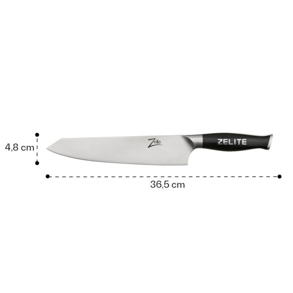 Zelite Infinity by Klarstein Comfort Pro, 9" nôž kiritsuke, 56 HRC, nehrdzavejúca oceľ - Image 2