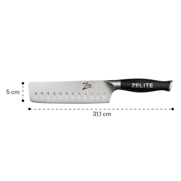 Zelite Infinity by Klarstein Comfort Pro, 7" nôž nakiri, 56 HRC, nehrdzavejúca oceľ - Image 2