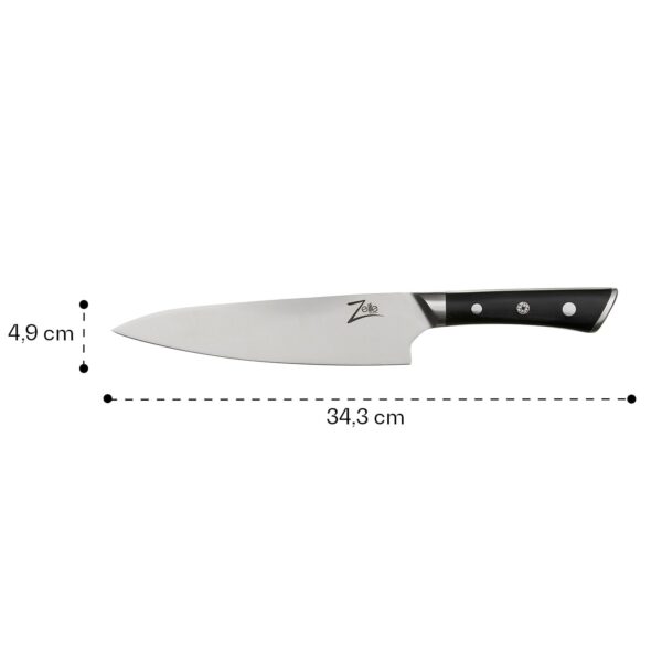 Zelite Infinity by Klarstein Razor-Edge, 8" kuchársky nôž, 59 HRC, nehrdzavejúce oceľ - Image 2
