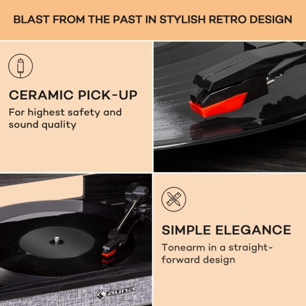 Auna Julie Ann, stereo systém, CD, BT, USB, DAB+/UKW, AUX-In - Image 2