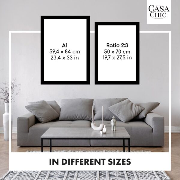 Casa Chic Kenton, rám na obrázky, obdĺžnikový, 70 x 50 cm, pasparta, plexisklo - Image 3