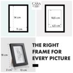 Casa Chic Brighton rám obrazu sklenená tabuľa 10 x 15 cm s paspartou z pravého dreva - Image 2