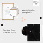 Casa Chic Berwick, rám na obrázky, obdĺžnikový, fotky DIN A4, pasparta, sklo
