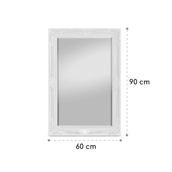 Casa Chic Manchester Nástenné zrkadlo s masívnym dreveným rámom Obdĺžnikové 90 x 60 cm - Image 3