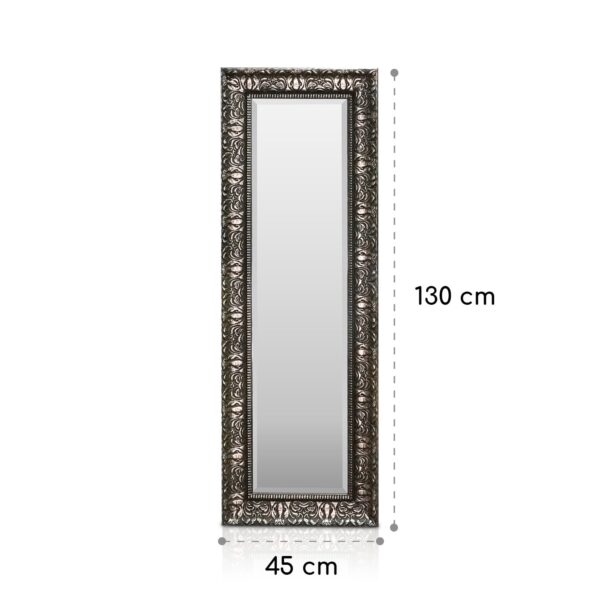 Casa Chic Chelsea Zrkadlo s dreveným rámom obdĺžnikové 130 x 45 cm Vintage - Image 2