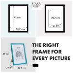 Casa Chic Finsbury, rám na obrázky, obdĺžnikový, fotky DIN A3, pasparta, plexisklo - Image 2