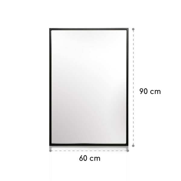 Casa Chic Croxley Nástenné zrkadlo v kovovom ráme obdĺžnikové 90 x 60 cm - Image 3