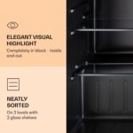 Klarstein Obsidian, chladnička, 72 litrov, mraznička, čierna - Image 2