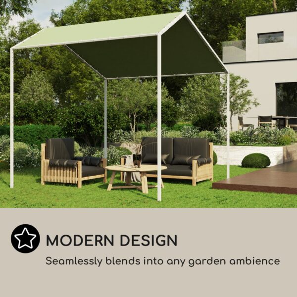 Blumfeldt La Rochelle Gazebo, šikmá pergola, hliníkový rám, UV 50+, polyesterová tkanina - Image 2