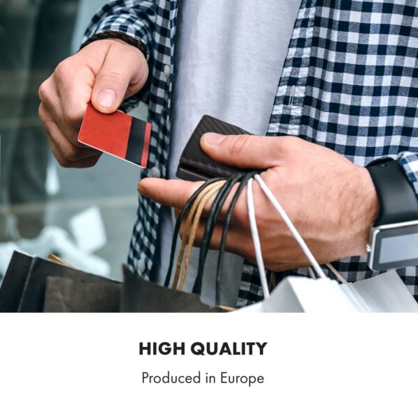 Slimpuro ZNAP Airtag Wallet, 8 kariet, priehradka na mince, 8,9 x 1,5 x 6,3 cm (Š x V x H), ochrana RFID - Image 3