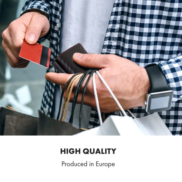 Slimpuro ZNAP Airtag Wallet, 8 kariet, priehradka na mince, 8,9 x 1,5 x 6,3 cm (Š x V x H), ochrana RFID - Image 3