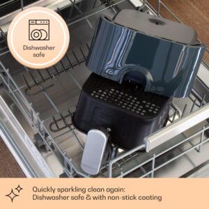 Klarstein Crisp-Pro, teplovzdušná fritéza, 1400 W, 2,8 l, 8 programov, časovač, nehrdzavejúca oceľ