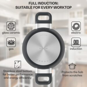 Klarstein Noto Endurance, hrniec, Ø 20 cm, kovaný hliník, pokrievka, nepriľnavý povrch Induction PTFE