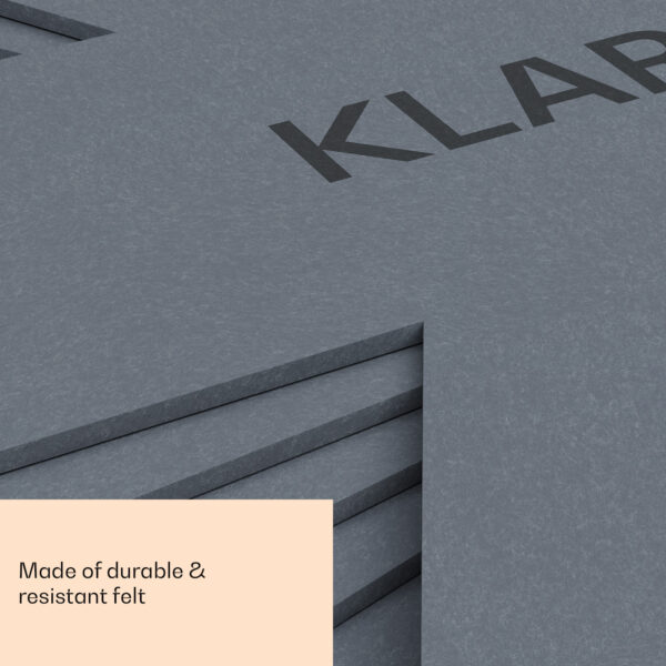Klarstein Noto Endurance Felt Set, súprava plstených podložiek, 5 ks, mäkká, v tvare hviezdy, Ø 38 cm - Image 2