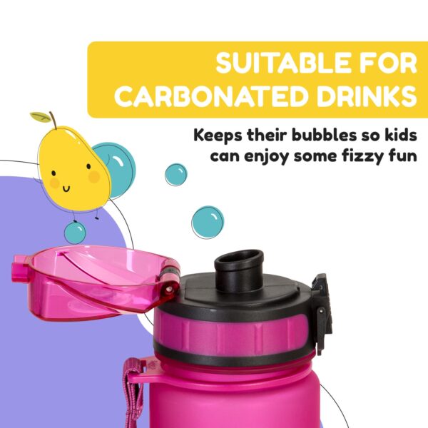 Klarstein Wakaba, fľaša na pitie, 400 ml, Tritan, BPA-free - Image 2