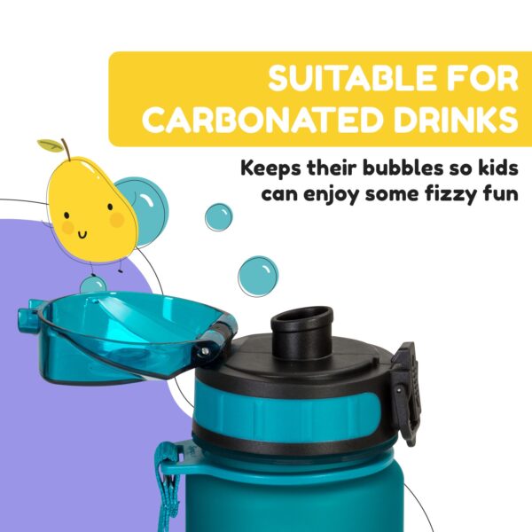 Klarstein Wakaba, fľaša na pitie, 400 ml, Tritan, BPA-free - Image 2