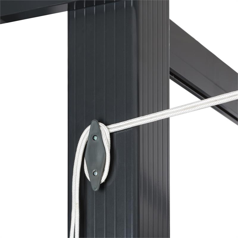 Blumfeldt Pantheon, pergola, prístrešok, 3 x 6 m, hliník, strieška proti slnku, polyester, béžová - Image 2