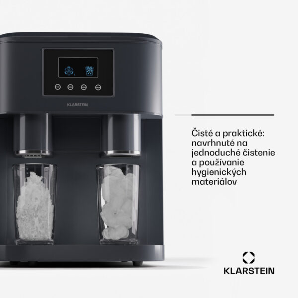 Klarstein Eiszeit Crush, výrobník ľadu, 2 veľkosti, drvený ľad - Image 3