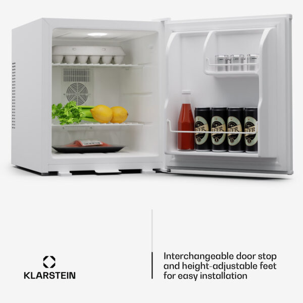 Klarstein Matterhorn 44, mini chladnička, 44 litrov, 35 dB, kompaktná, uzamykateľná